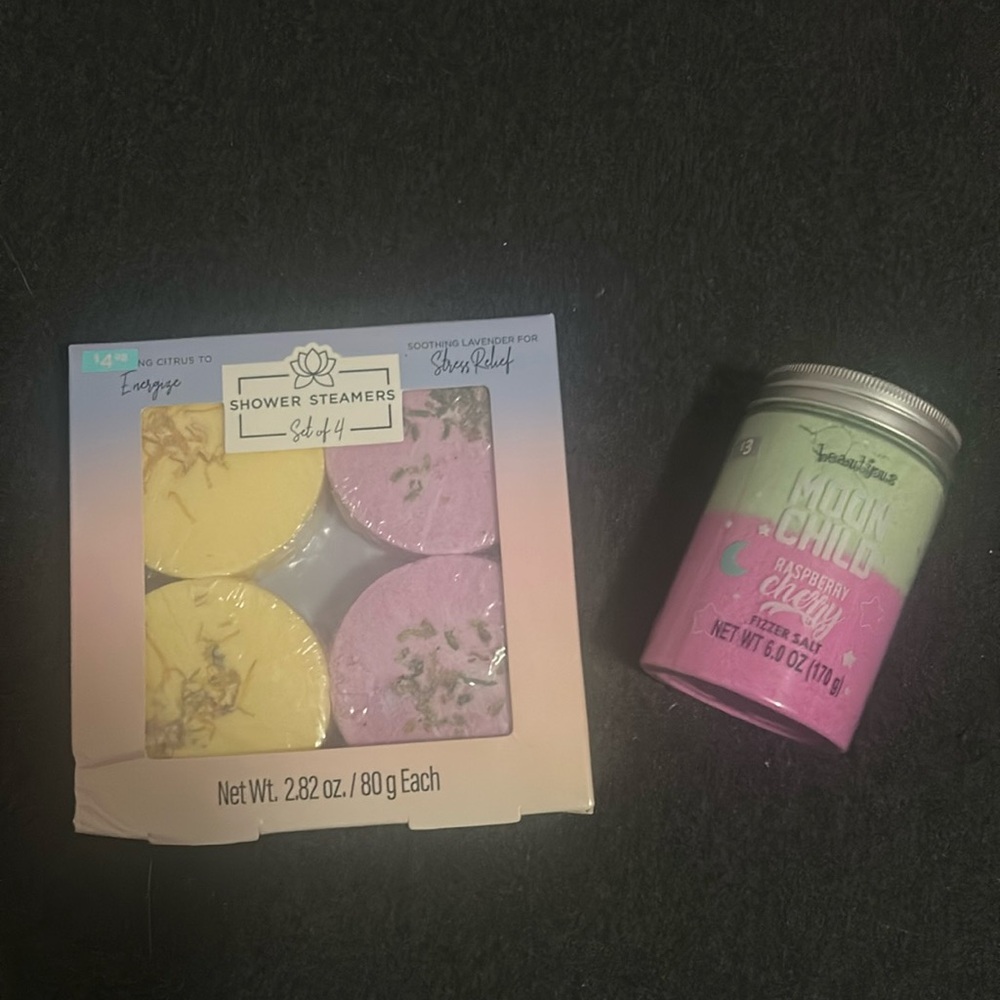 BRAND NEW SHOWER STEAMERS & FIZZER BATH SALT